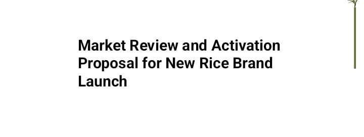 Fantop Delivers Market Intelligence for New Rice Brand