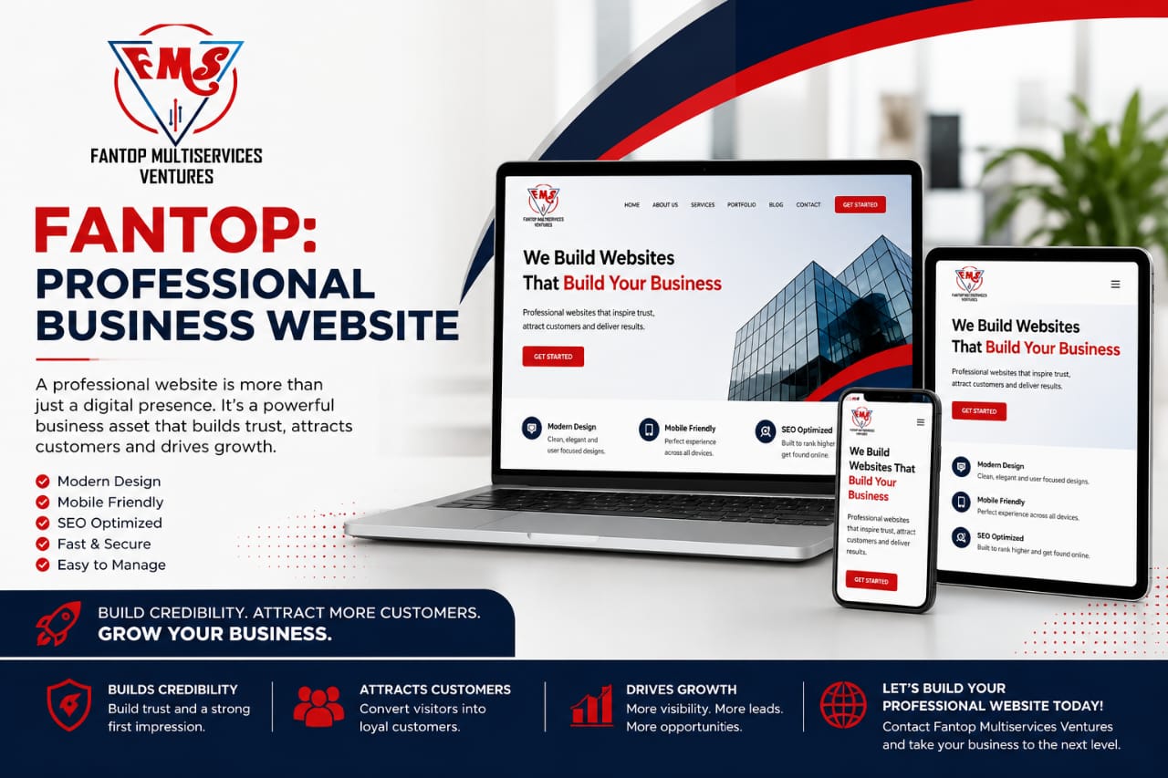 Fantop: Professional Business Website to Grow Revenue